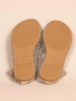 Sandalias Planas de Lujo para Mujer Punta Redonda Suelo Plano Botas Cortas de Verano con Diamantes de Agua - details 10