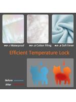 Chaqueta de plumón para perro, ropa impermeable para perros pequeños, mono con cuello incorporado, abrigo reflectante para mascotas, Bulldog Francés, Invierno - details 22