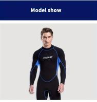 Traje de neopreno completo para hombre, con cremallera en la espalda, alta elasticidad, con protección solar - details 8