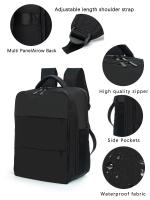 Mochila Unisex de gran capacidad para viaje de negocios, resistente al agua, ligera, duradera, multifuncional, 16 pulgadas - details 1
