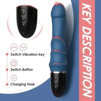 Potente consolador grande vibrador para mujer, estimulador del clítoris del punto G, 10 modos, masajeador Vaginal, masturbador femenino, juguete sexual para adultos - details 2