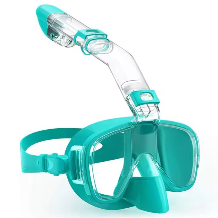 Set de Máscara de Buceo Profesional Anti-Niebla, Sistema de Tapa Superior Seca, Para Adultos y Niños - 1