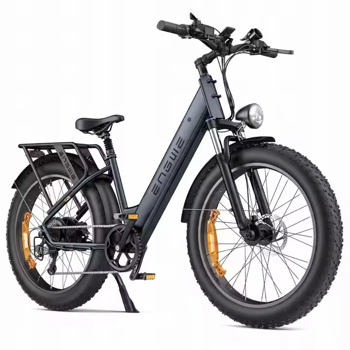 Bicicleta eléctrica Engwe E26 ST para neumáticos gruesos MTB 250W 48v 16ah 140hp 26" negro - 1