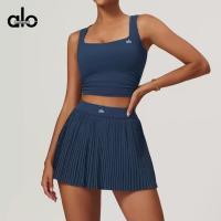 ALO yoga ropa chaleco de secado rápido traje de tenis deportivo para mujeres fitness bádminton falda corta 2025 nuevo - details 11