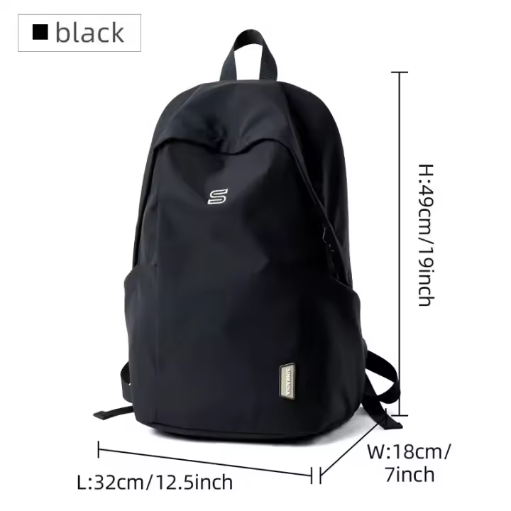 Mochila ligera Oxford para hombre, bolso para portátil de 15,6 pulgadas, mochila de viaje informal impermeable, bolso escolar deportivo para adolescentes al aire libre - 1