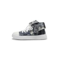 Una tallas dos tallas mujer pareja top alto con cordones nuevas alpargatas tallas euro tablero de graffiti plano - details 10