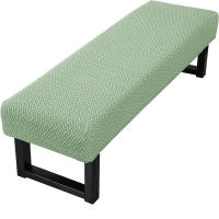 Funda elástica de Jacquard para banco de comedor, funda extraíble antipolvo para sala de estar, Protector de asiento de banco lavable - details 15