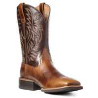 Botas vaqueras occidentales de punta ancha con empalme tallado, talla grande - details 2