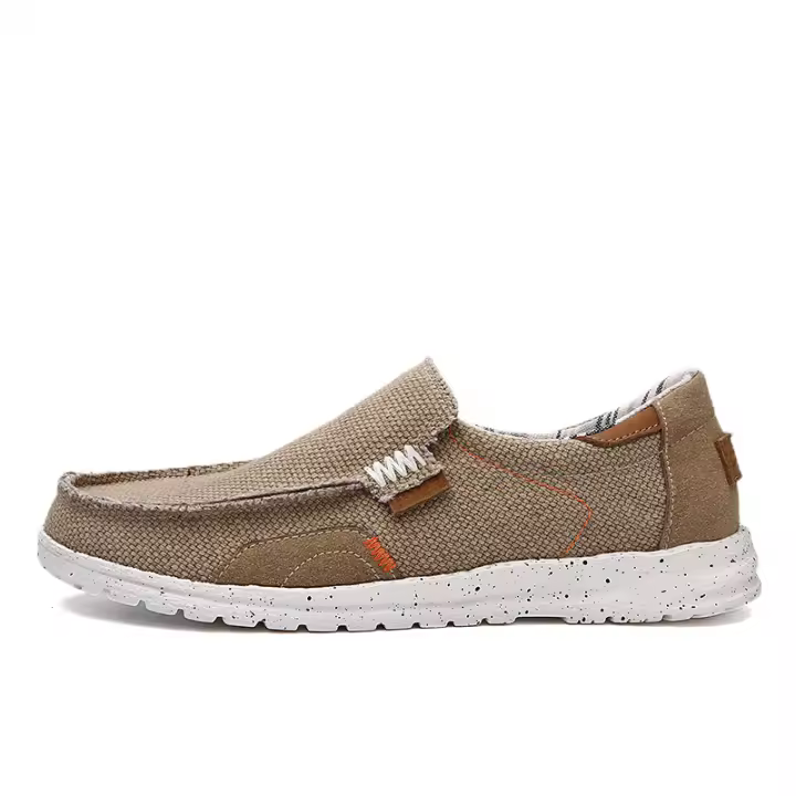 Los zapatos de hombre son casuales y transpirables, ligeros y cómodos, y zapatos de tela de un pedal. - 1