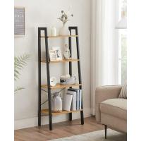 Estantería de 5 Niveles, Librería Industrial, Fácil de Montar, para Salón, Dormitorio, Cocina, Marrón Rústico y Negro LLS45X - details 39