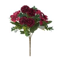 Flores artificiales de 27CM, decoración de mesa de hortensias, 8 cabezas, ramo de hortensias artificiales, regalos DIY, flores falsas, decoración para el hogar y la boda - details 9