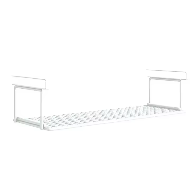 Organizador colgante resistente debajo del gabinete, estante de almacenamiento de acero que ahorra espacio, multiusos, gran capacidad, cesta debajo del estante para cocina - 1