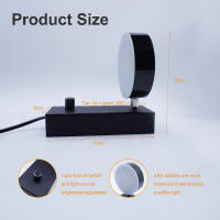Lámpara de pared moderna, lámpara de pared Led con rotación de 350 grados, lámpara de pared interior enchufable de 180cm, lámpara de pared de aleación de aluminio de 6W - details 1