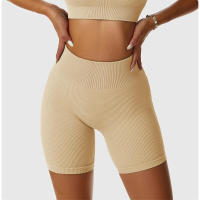 Conjunto de Yoga Sin Costuras para Mujeres Ropa Deportiva de Gimnasio de Cintura Alta - details 6