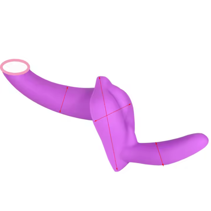 Dildo de Correa para Mujeres Pareja Esencial Anal Juguetes Sexuales Doble Penetración Productos Eróticos para Mujeres y Maridos - 1