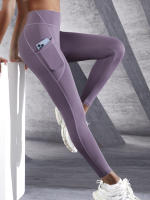 Pantalones de Yoga de Alta Elasticidad Pantalones Deportivos Casuales para Mujeres - details 4