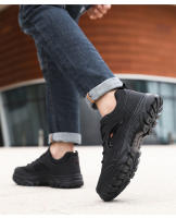 Primavera malla transpirable correr deportes casual zapatos ligeros de suela gruesa al aire libre senderismo zapatos - details 9