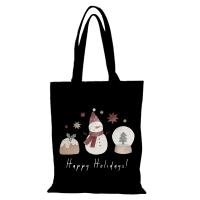 Regalo de Año Nuevo, bolso de mano para hombre, bolso de compras de lona para mujer, bolsos de dibujos animados, bolsos de tela, bolso de compras ecológico para mujer - details 8