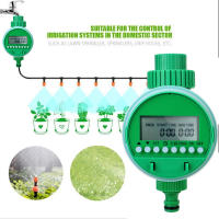 Controlador de riego automático, dispositivo de Control de riego con válvula de inteligencia electrónica, pantalla Lcd, temporizador de riego de jardín - details 2