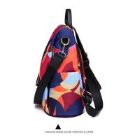 Mochila antirrobo, mujeres, ocio al aire libre, bolsa de viaje, impresión, mochila escolar de tela Oxford, mochila de moda, enviar colgante - details 1