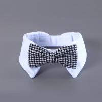 Pajarita ajustable para caballero y mascota, corbata decorativa a la moda para el cuello de mascota, bufanda cómoda de algodón para perro, fotografía - details 2