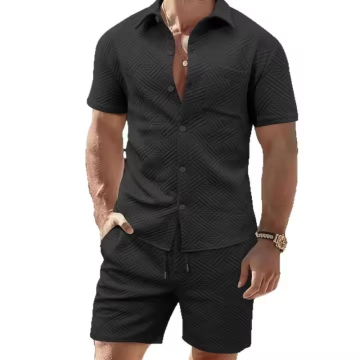 Conjunto holgado de moda vanguardista informal de verano de Temu Shein - 1