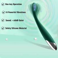 Embalaje privado Sexy FairyKiss G Spot Vibrador 10 Clímax de alta frecuencia Masajeador en forma de dedo Estimulador de pezón clítoris femenino Erótico para adultos - details 6