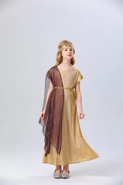 Disfraz de Cleopatra de Halloween y ropa de mujer, Grecia, vestido COS - 1
