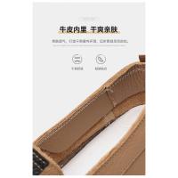 Nuevos zapatos informales de cabeza redonda para hombres, mocasines de cuero para hombres - details 10
