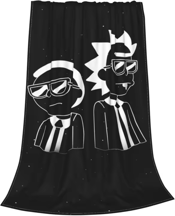 Manta de Rick and Morty Anime, colcha, manta, manta de sofá, manta Linda - 1