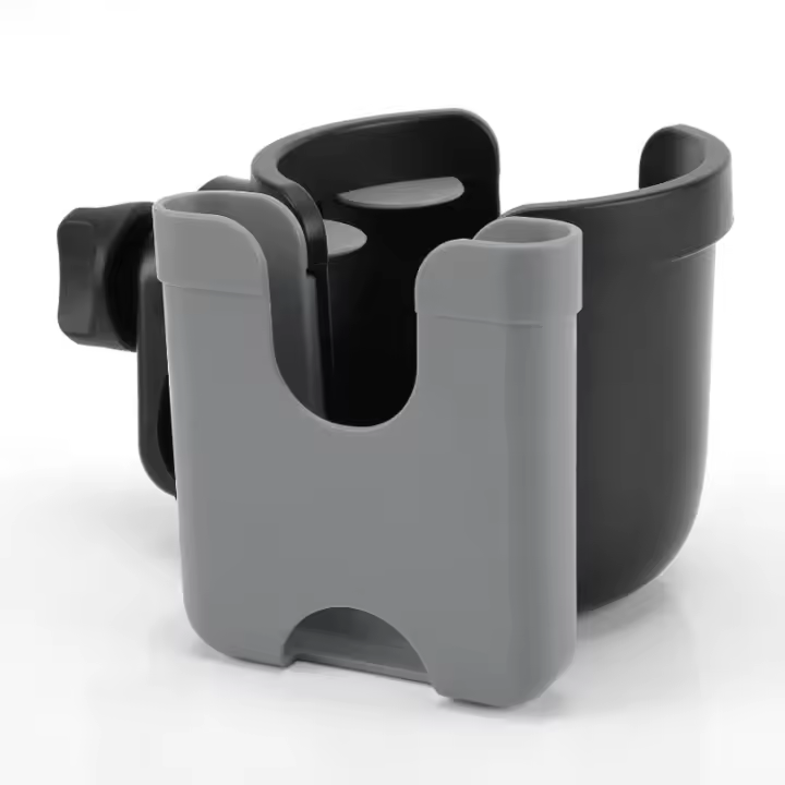Pack de portavasos para cochecito 2 en 1, portavasos universal para bicicletas, carritos o andadores - 1
