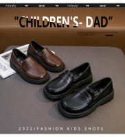 Zapatos De Cuero Para Niños Y Niñas Formales Negros Antideslizantes Vestimenta Escolar Versátiles Zapatos Planos Para Bebés Y Niños - details 1