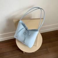 Bolso de cubo con lazo coreano para mujer, bolso de ocio Y2k con lazo para axila, bolso de hombro dulce de cuero Pu - details 19
