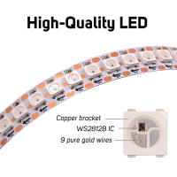 GAHADA Tira de LED RGB 30/60/144 píxeles/m Iluminación y Decoración Inteligente - details 2
