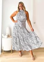 Katrina Maxi Dress - White Swi