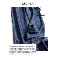 Pantalones Vaqueros de Tencel Suave y Delgado Pantalones de Pierna Ancha de Verano para Mujeres - details 1
