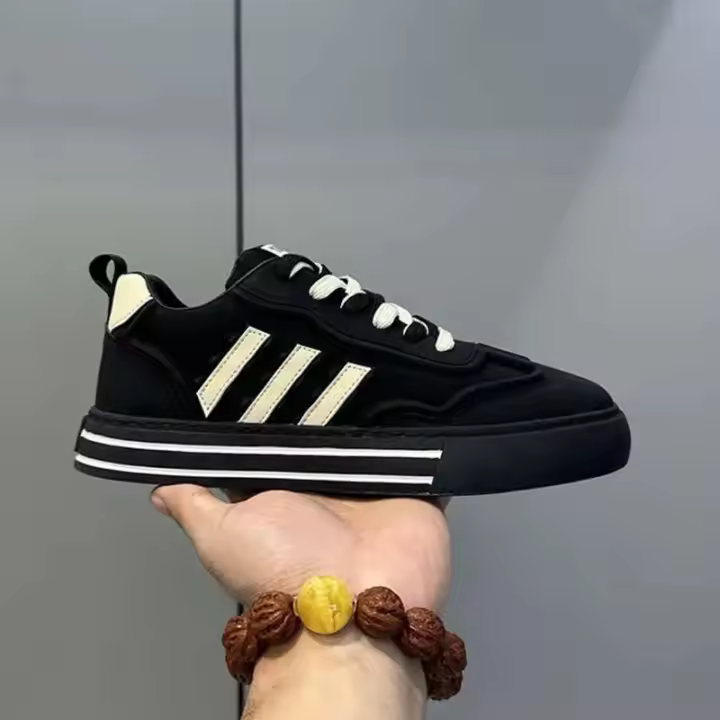 Zapatillas de Tablero de Tres Barras con Cascas de Concha para Hombres Primavera 2025 - 1