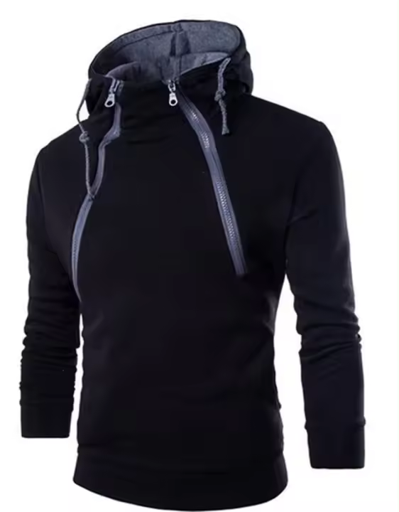 Y ropa deportiva informal para hombre con cuello alto de otoño e invierno - 1