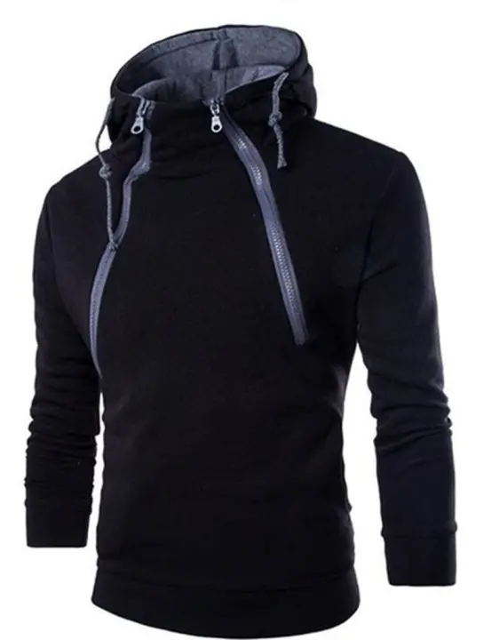 Y ropa deportiva informal para hombre con cuello alto de otoño e invierno - 1