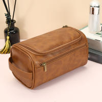 Bolsa de maquillaje de cuero PU, organizador de cosméticos con múltiples compartimentos para mujeres y niñas, artículos esenciales - details 1