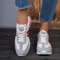 Women's Fashion Sneakers Low Top Lace-Up Breathable PU Leather Casual Running Shoes - details 6