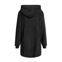 Chaqueta con cremallera y capucha de manga larga para mujer, nueva, holgada, de felpa, de invierno - details 4