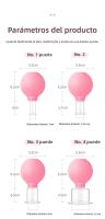 Raspado de belleza facial, dispositivo de ventosas, masaje de ventosas, levantamiento de los meridianos faciales, dispositivo de ventosas de dragado - details 0