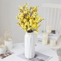 Ramo de flores falsas para decoración de boda, flores artificiales de Sakura Multicolor baratas, flores falsas de aliento de bebé, bricolaje - details 4