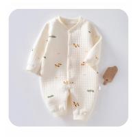Mono de algodón de 3 capas para recién nacido, pelele de dibujos animados de oso y conejito para bebé, traje para niño pequeño, mono infantil, ropa para niño y niña - details 12