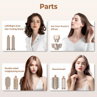 Nuevo producto, peine de aire caliente de alta velocidad plegable todo en uno, secador de pelo de iones negativos, rizador, rollo recto, secador de pelo de doble propósito - details 2