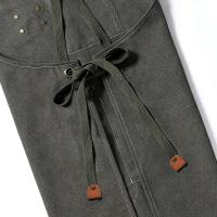 Nuevos delantales de cocina de lona a la moda, delantal de trabajo para hombre y mujer para parrilla, restaurante, Bar, tienda, cafeterías, uniforme de estudios de uñas - details 11