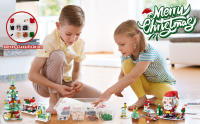 Calendario de Adviento 2024, kit de bloques de construcción de Navidad, árbol de Navidad, Papá Noel,cuenta atrás de 12 días - details 7