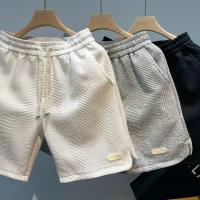 Shorts Casuales Para Hombre Autunno Con Cinta Ajustable Pantalones De Baloncesto Secos Y Sueltos Para Gimnasio Y Diario - details 2