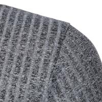 Ropa deportiva para correr para hombre, poste de pie de manga corta de alta elasticidad de verano, suéter básico de punto fino - details 23
